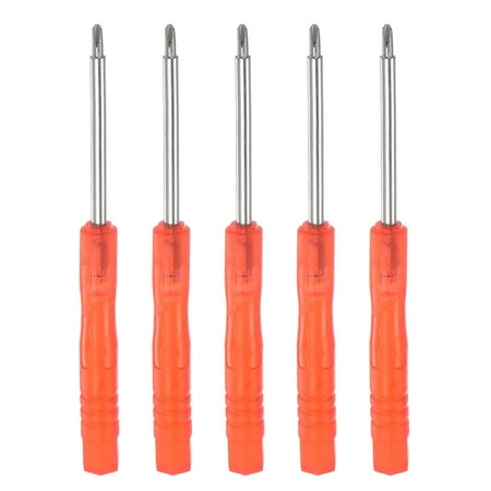 

Mini Tri-point Screwdriver 2mm Y-type Head for Electronics Repair 5 Pack (Red)