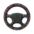 thumbnail image 2 of Lsque Five Nights At Freddy'S Pattern Elastic Stretch Steering Wheel Cover,Universal 15 inch, Microfiber Breathable Ice Silk, Anti-Slip, Odorless, Easy Carry, 2 of 7