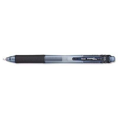 EnerGel X Retractable Roller Gel Pen, Black Ink, Fine, Dozen, Sold as Pack of 6