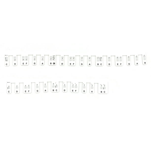 61 key Piano Keyboard Music Note Pad Mat Silica Removable Piano