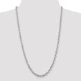 thumbnail image 2 of 14K White Gold 5.5mm Diamond Cut Rope Chain 22 IN, 2 of 5