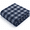 deep blue, variant on Cotton Blend Jacquard Denim Fabric by The Yard, Pre-Washed Checkered Denim Cloth for Jackets, Tote Bags, Apparel Sewing and DIY Crafts