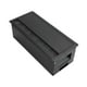 thumbnail image 4 of Pasacables rectangular para escritorio de computadora, organizador de cables, caja de gestión de cables Negro, 4 of 9