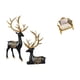 thumbnail image 1 of Estatua De Resina De Alce Reno Y Sofá De Madera En Miniatura, Muebles De Simulación Artesanales, Figura De Animal Para Mesa De Casa De Muñecas, Decoración De Boda Y Inauguración De La Casa., 1 of 8