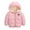 Pink, variant on Esaierr Kids Toddler Girls Boys' Winter Jackets Fleece Jackets Bear Ear Hooded Toddler Warm Lined Coat Outer Short Cotton Outerwear Clothing for 1-7Y