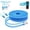 Blue, variant on Portable Clothesline for Outdoor & Home 10/16/26/32 ft Wind-Resistant Non-Slip Fence Style Drying Rope with Hooks, No Drill Nylon for Indoor Outdoor Travel Camping (Pink, 8 M/26ft)