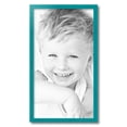 thumbnail image 2 of ArtToFrames 15" x 27" Aqua Picture Frame, 15x27 inch Green Wood Poster Frame (WOM-4428), 2 of 8