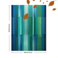 thumbnail image 3 of Abstract Blue Green Stripes Canvas Print Wall Art for Living Room Office Dining Room Hallway, 3 of 8