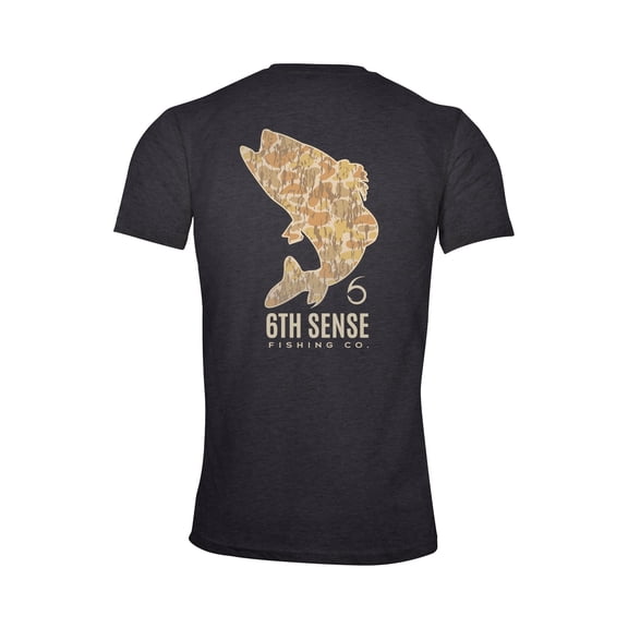 6th Sense Hunting Giants Long Sleeve Graphic T Shirt, Athletic Fit Crew Neck Tee, Soft Cotton Poly Blend