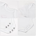 thumbnail image 3 of Buyless Fashion Baby Girls Bodysuit With Short Or Long Sleeves Cotton Onsie, 3 of 7