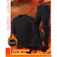 thumbnail image 4 of Men Women Heated Underwear Top with Pants Set Washable USB Charging Electric Thermal Heating Insulated Clothes with 3 Level Temperature Setting Cold-Proof Underwear Outdoor Winter Heating, 4 of 5