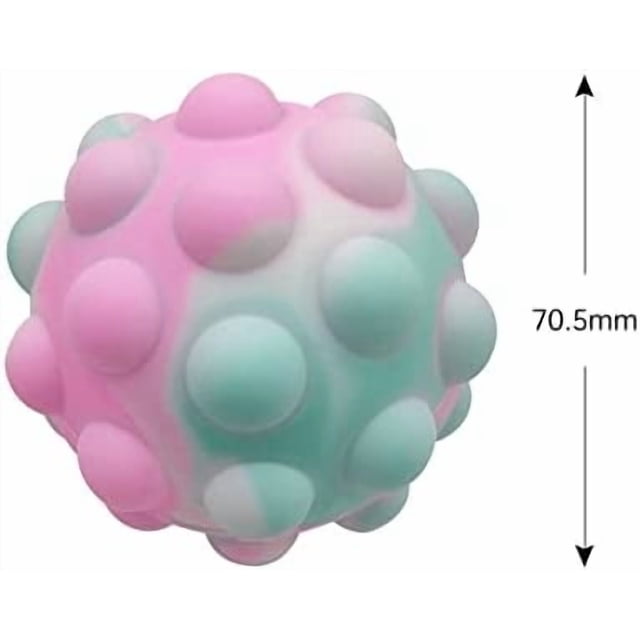 Fidget Ball Popit Ball 3D Squeeze Ball, paquete de 2 unidades HUOGUO