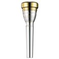 thumbnail image 2 of Yamaha Heavyweight Series Trumpet Mouthpiece with Gold-Plated Rim and Cup  11B4, 2 of 6
