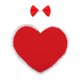 thumbnail image 1 of Disfraz de con Forma de Corazón, Estatua de Granja, Disfraz, Decoración de Jardín con de Lazo, Ropa de para Granja, Entrada, Oficin, 1 of 9