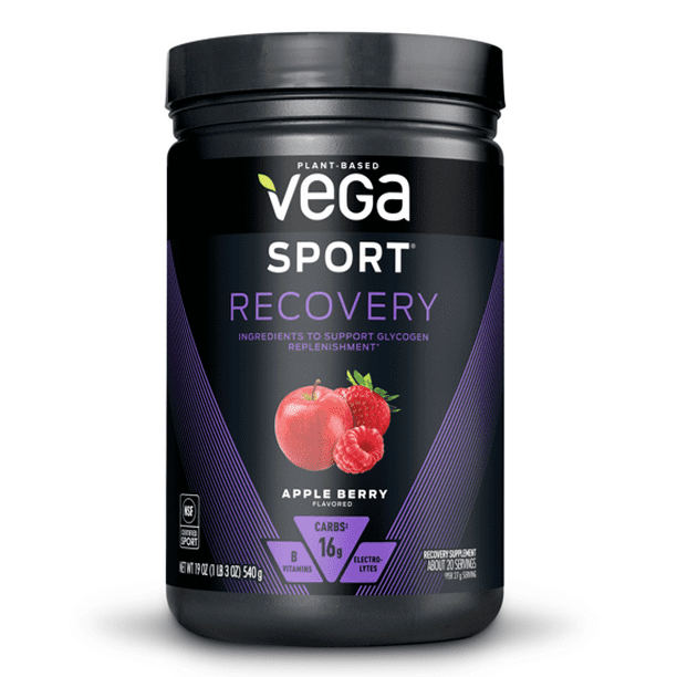 Vega Sport Recovery Powder, Apple Berry, 1.2lb, 19.0oz