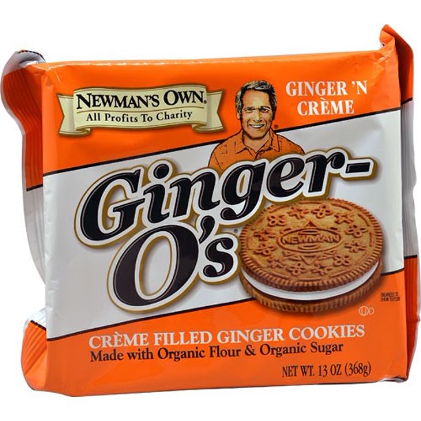 Newman's Own Organics GingerO's Ginger 'N Creme Filled Ginger Cookies