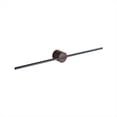 thumbnail image 1 of Toallero Minimalista de Nogal, Soporte para Toallas de Baño, Poste Único Deslizante, Sin Orificio, Soporte de Madera Maciza para Baño, 50cm, 1 of 5