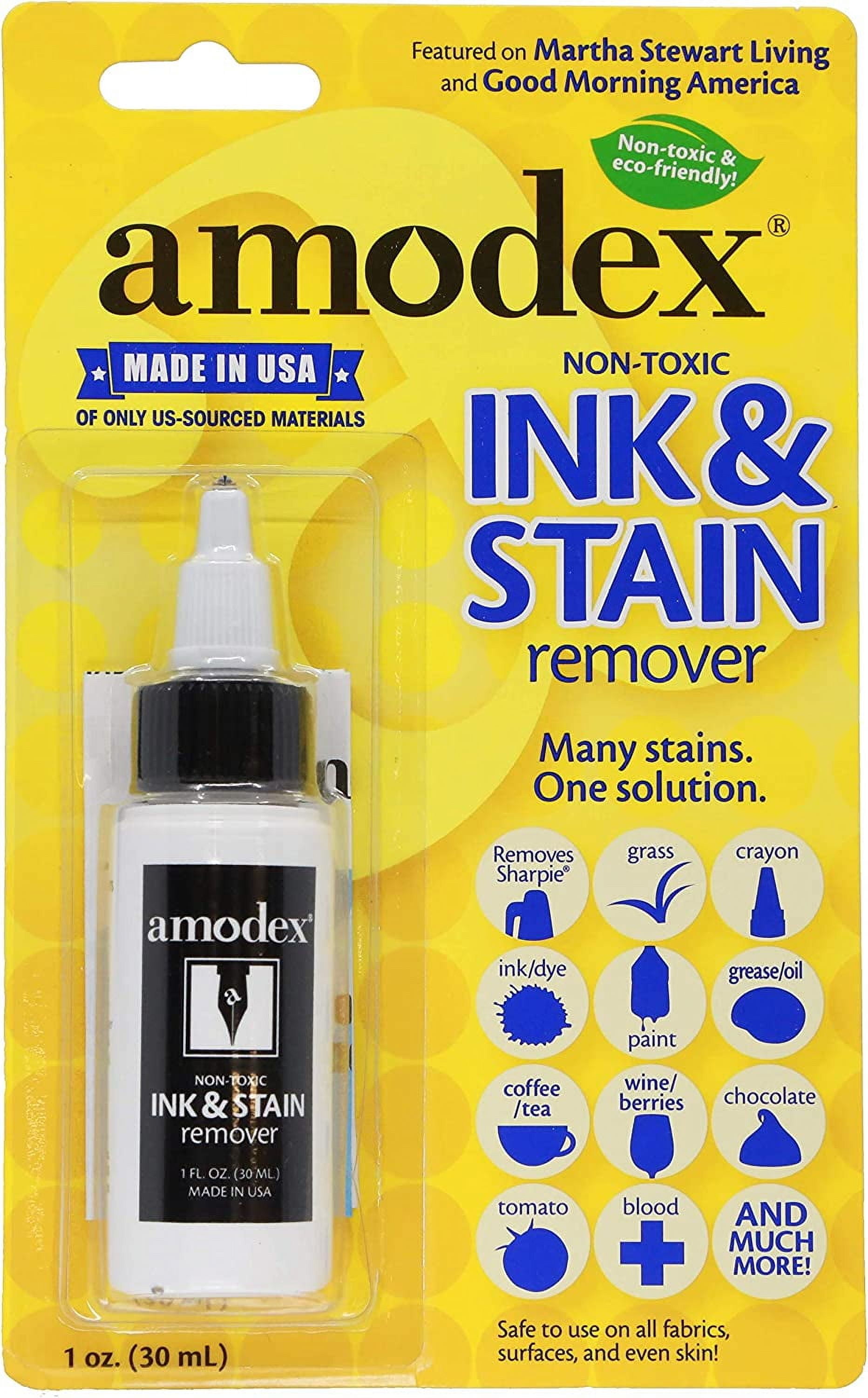 Amodex Ink Stain Remover 1oz Professional Strength for