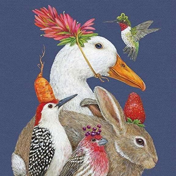 Paperproducts Design 1252842 Beverage Napkin, Vicki Sawyer, A Few Good Friends