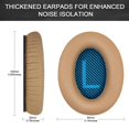 thumbnail image 3 of Almohadillas para auriculares Niukeke para Bose QC15 QC25, espuma suave de cuero, 3 of 7