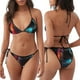 thumbnail image 3 of Disketp Neon Spectrum Cat Portrait para Bañador de Dos Piezas para Mujer, Bikini Sexy Halter String, Conjunto de Bikini en Triángulo, 3 of 6