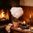 thumbnail image 4 of 8.3 Inch Heart Mesh Topiary Tree,Artificial Potted Plant Table Decor for Living Room Shelf And Farmhouse Style Display, 4 of 6