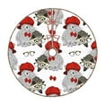 thumbnail image 1 of Fotbe Rabbit And Hedgehog Pattern Christmas Tree Skirt, Tree Skirts Plush Christmas Decorations, Christmas Tree Skirts Xmas Decorations Holiday Party Decor-30", 1 of 6