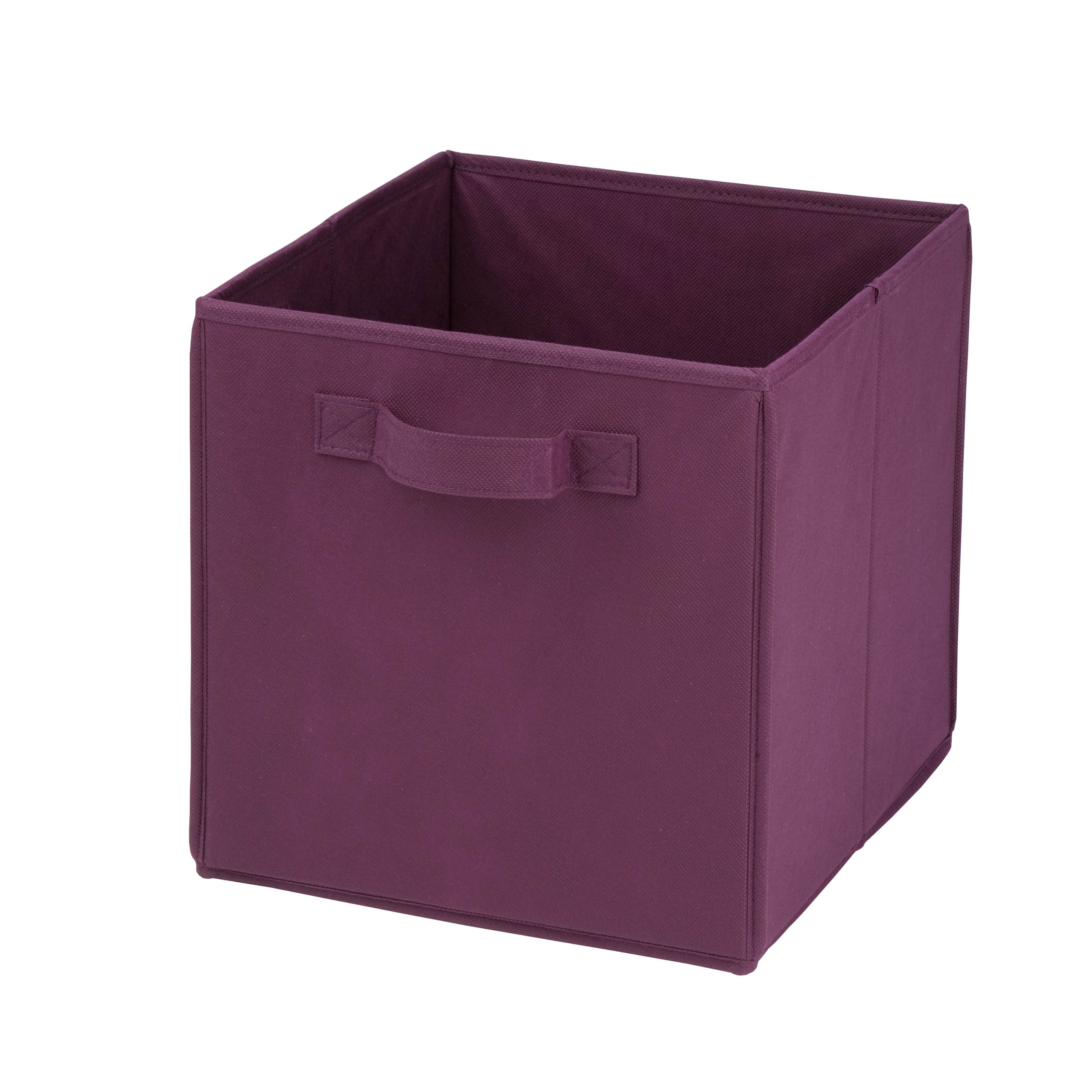Folding Storage Cube 10.6"X10.6"X11.4"Purple Walmart Canada