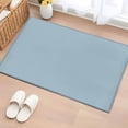 thumbnail image 2 of Sky Blue Large Area Rugs for Bedroom Living Room, Soft Non Slip Carpet Bedside Rug, Modern Pure Winter Sky Blue Rectangular Floor Cover Kitchen Accent Rug 2'x3' for Dining Room/Office, 2 of 9