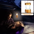 thumbnail image 4 of Decorr Camping Lantern with Fan, Flashlight Lantern Collapsible-USB Rechargeable, Solar & Battery Powered Camping Lampp for Picnic, Barbecue, Fishing, Travel Rechargeable Emergency Light (Silver), 4 of 7