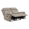 thumbnail image 5 of Lexicon Laconia 2-Piece Leather Sofa Set in Latte, 5 of 13