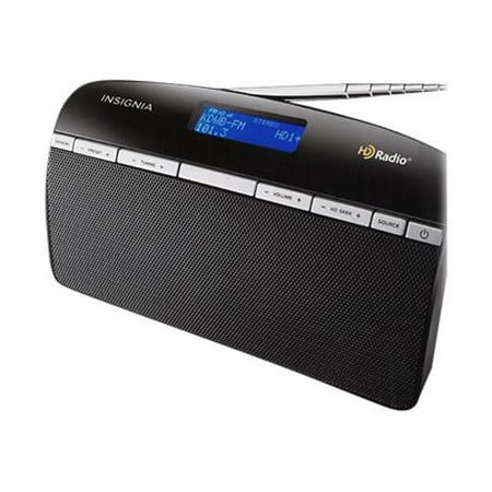 Insignia™ - Tabletop FM/HD Radio - Black