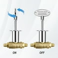thumbnail image 6 of Universal Gas Valve Key, Fireplace Key for Fire Pit and Fireplace, Gas Key with Polished Chrome Fits 1/4" and 5/16" Gas Valve Stems, 6 of 7
