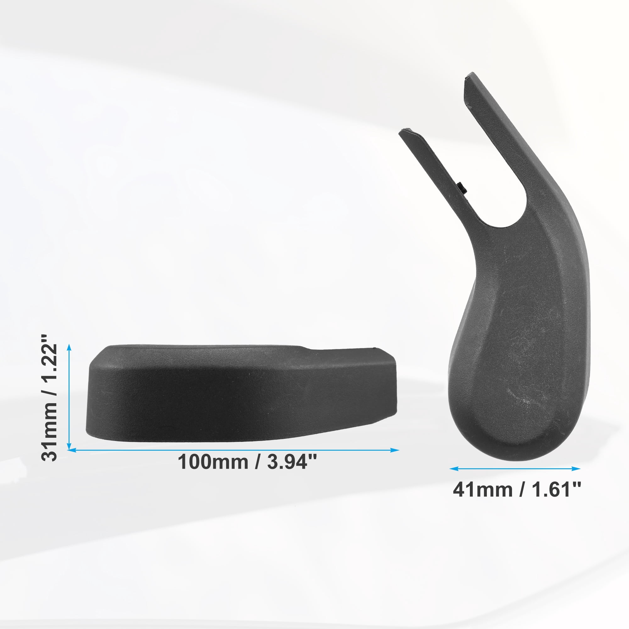 Unique Bargains Car Rear Wiper Arm Nut Cover Cap for Volvo XC60 1-Pack Black