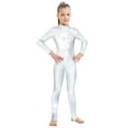 thumbnail image 2 of ATOGUTA Jumpsuit for Girls Unisex Kids Jumpsuits Long Sleeve Rompers Performance Outfits Size 1T-12, White, 2 of 6