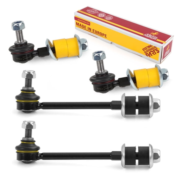 Metrix Premium Chassis Parts GDX - 4 PC Front & Rear Stabilizer Bar Link Kit Fits 1991-1993 Nissan NX, 1991-1994 Nissan Sentra, Replacement K9543, K9826