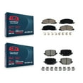 thumbnail image 1 of CMX Front Rear Ceramic Brake Pads Kit for Car 2020-2023 Lincoln Aviator with 345mm Diameter Rotor Standard Brakes KCX-100569, 1 of 9