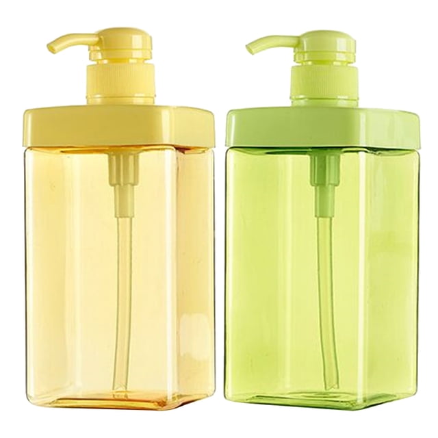 HOOWIFFY 2Ud Para Gel De Ducha Con Plástico Portátil Y Multicolor