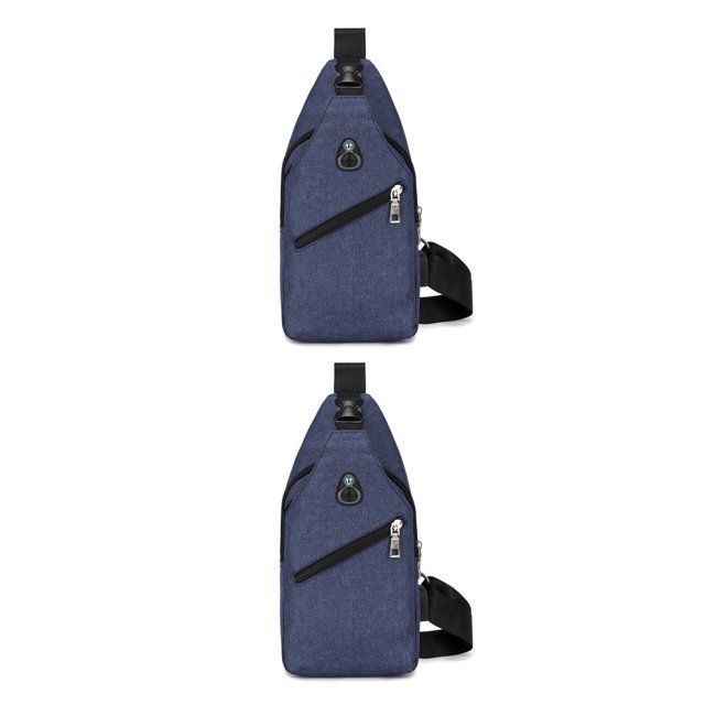 Jumpingount Crossing-body Pack Ciclismo Suministros Gran capacidad Manos libres Bolso de hombro Orificio para auriculares Compartimentos internos con Type1 NO1 Jumpingount CBP497797