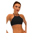 thumbnail image 2 of VF-Sport - Bikini Top, High Neckline Halter (Black, Small), 2 of 6