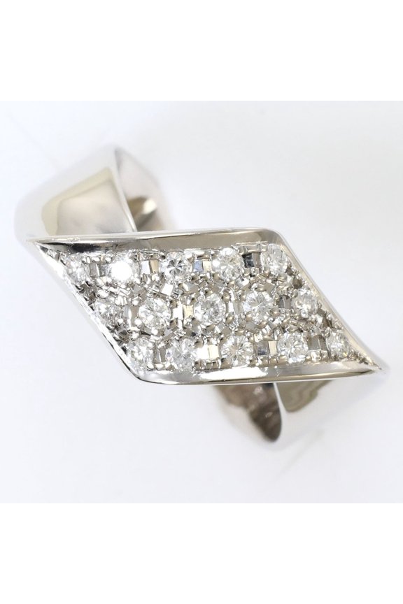 Pre-Owned PT900 Platinum Ring with 1 Diamond (0.25 ct), Certificate of Authenticity, Total...