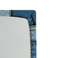thumbnail image 3 of Ambesonne Blue Fitted Sheet, Denim Patchwork Pattern, Full Size, Blue, 3 of 3