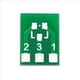 thumbnail image 4 of 200 Uds SOT23 SOT23-3 Turn SIP3 de Doble Cara SMD Turn to DIP Adapter Converter Plate SOT SIP IC Socket PCB Board DIY Kit, 4 of 5