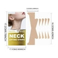 thumbnail image 3 of Mozhitti 5Pcs Neck Tape Reusable Reduces Wrinkles and Loose Neck Lifts And Tightens The Neck, 3 of 5