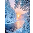 thumbnail image 2 of Cuadros Decorativos Kit de póster de paisaje de puesta de sol 5D de pintura de diamante de taladro redondo completo DIY DQrwqpou Nuevos Originales, 2 of 9