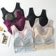 thumbnail image 4 of Sujetador de mujer sexy de encaje de talla grande de una pieza Bralette Top hace que los pechos grandes parezcan más pequeños Push Up Lencería femenina, 4 of 5