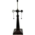 thumbnail image 2 of Amora Lighting Am1053tl14 2 Light 22-1/2" Tall Buffet Table Lamp - Brown, 2 of 8