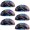 Multicolored, variant on PhooArto 6 Pcs Cup Drawer Pulls, Space Galaxy Pug Dog Shell Shape Handles Cabinet Knobs for Dresser Cupboard Closet Wardrobe with Screws