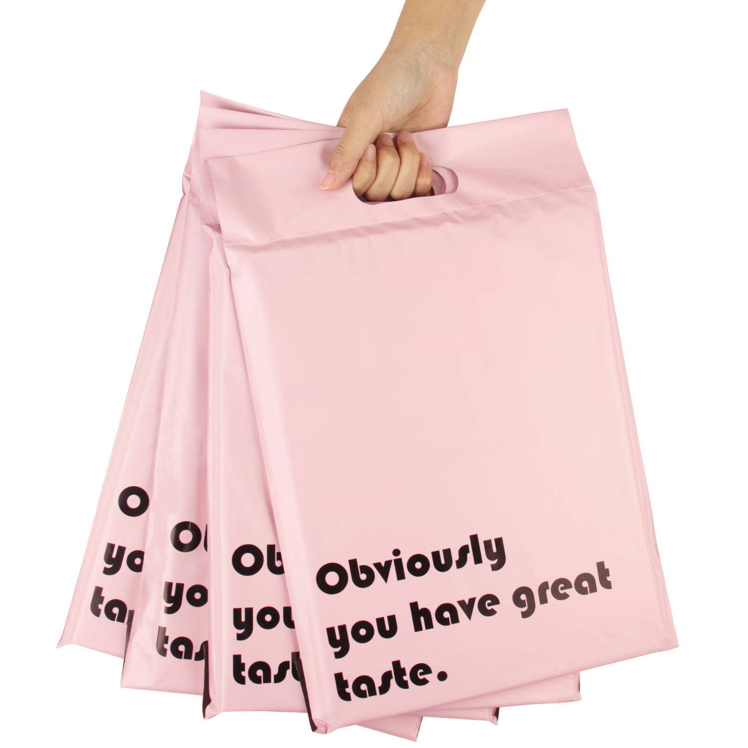 1000 Pack Shop4Mailers 10 x 13 Pink Poly Bag Mailer Envelopes 2 Mil