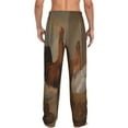 thumbnail image 2 of Bixox Men's Oil Painting Chicken And Duck Patterned Pajama Pants with Pockets Lounge Clothes for Home, 2 of 5